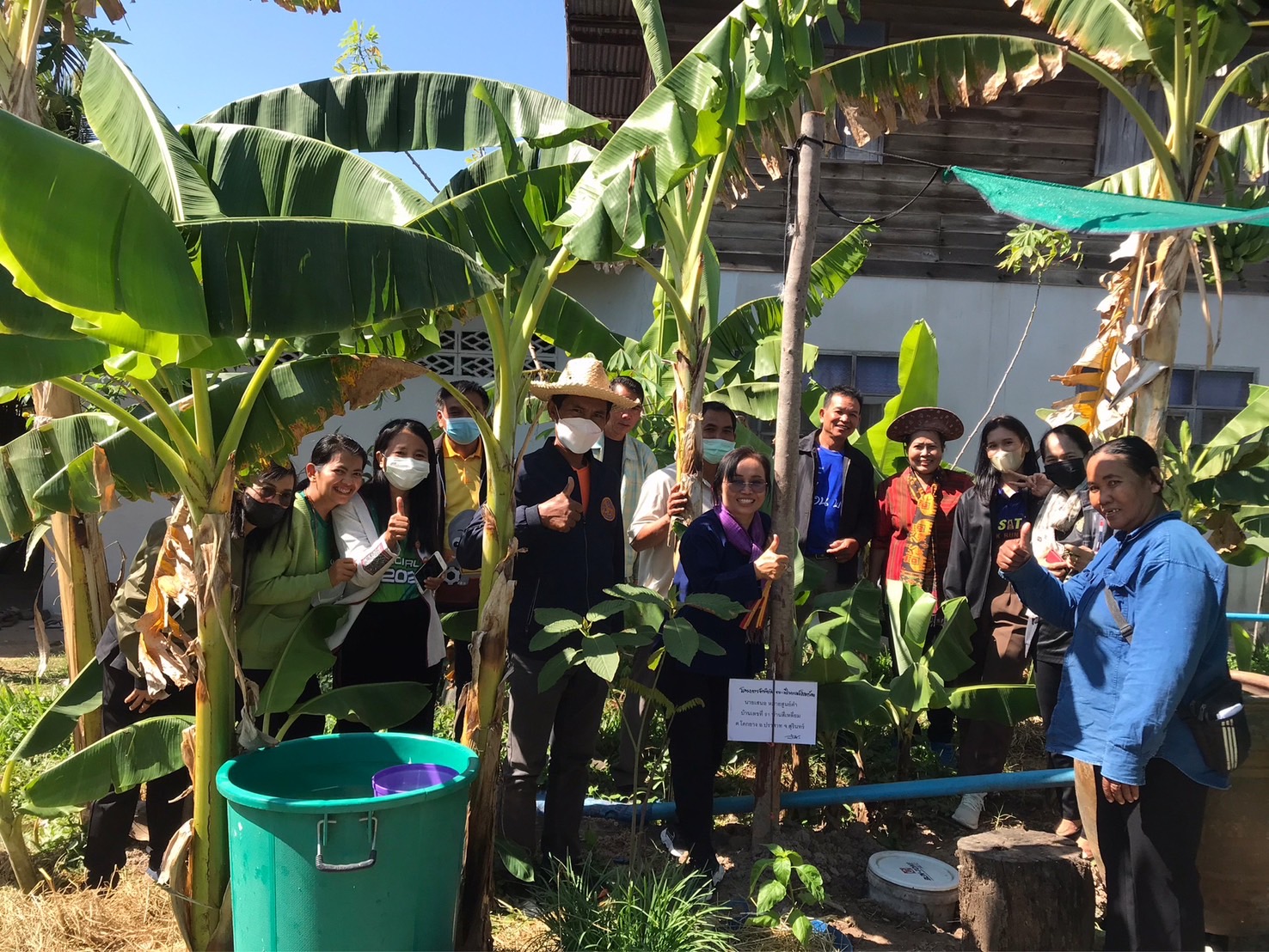 องค์การบริหารส่วนตำบลโคกยาง ลงพื้นที่ติดตามการขับเคลื่อนแผนปฏิบัติการเชิงกลยุทธ์แนวใหม่ RE-X-RAY โครงการถังขยะเปียกลดโลกร้อน เพื่อบรรลุเป้าหมายการปล่อยก๊าซเรือนกระจกสุทธิเป็นศูนย์ ภายในเขตพื้นที่ตำบลโคกยาง